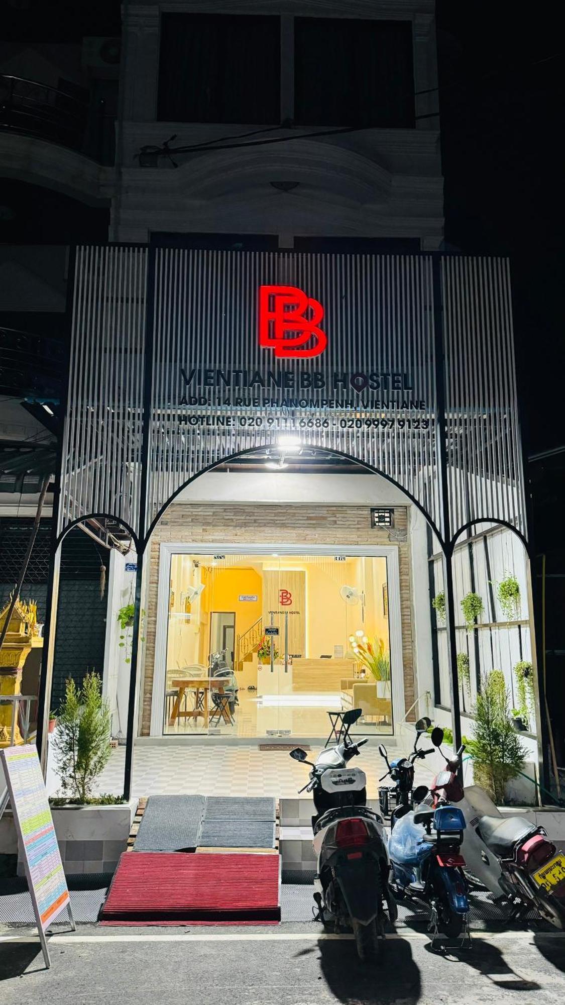 Vientiane Bb Hostel Eksteriør billede